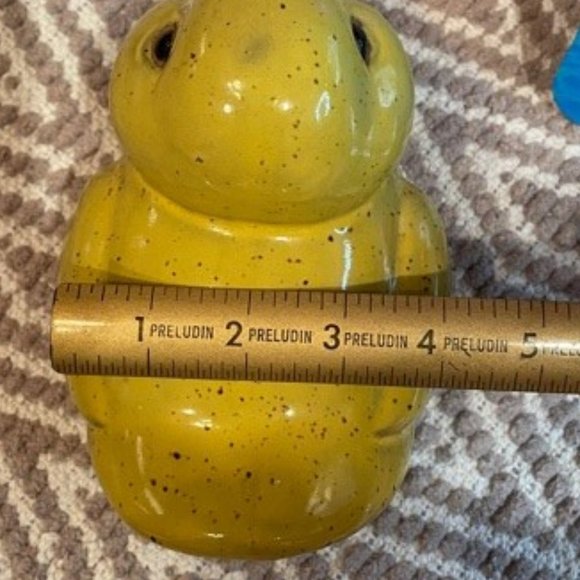 Glazed Pottery Yellow Duck Bookend - Picture 3 of 9